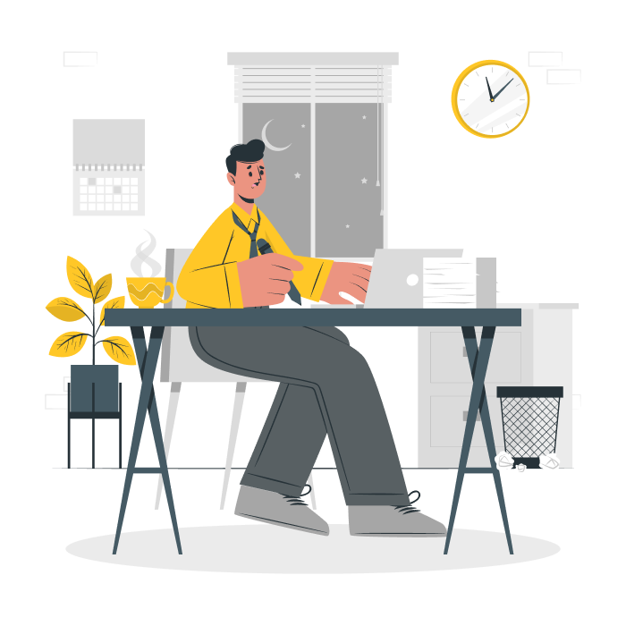 Working late-cuate 1